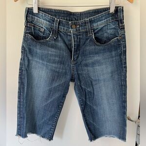 Joe’s Jeans Sample Denim Bermuda Cuttoff Shorts